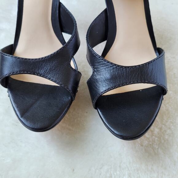 L.A.M.B. Studded Ankle Strap Platform Heels - Picture 6 of 9